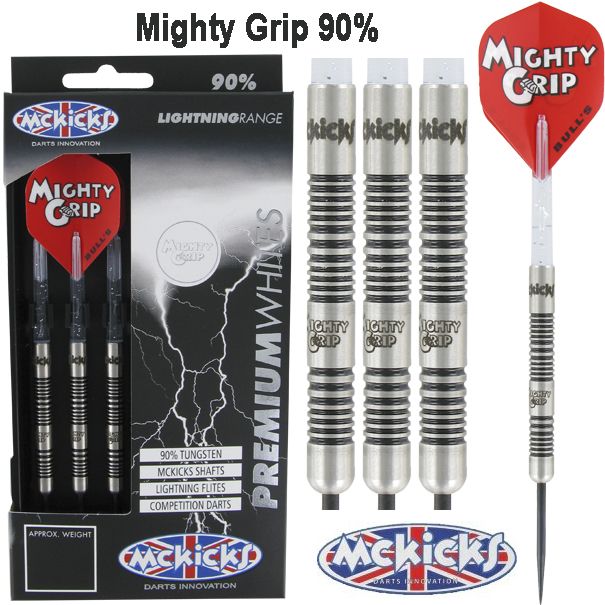 Steel Tip - Premium Mighty Grip 90% - MCKICKS | Webshop Darts